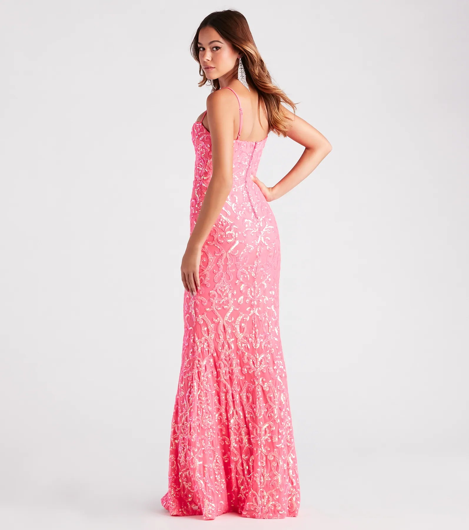 Noemi Formal Sequin A-Line Dress - Image 2