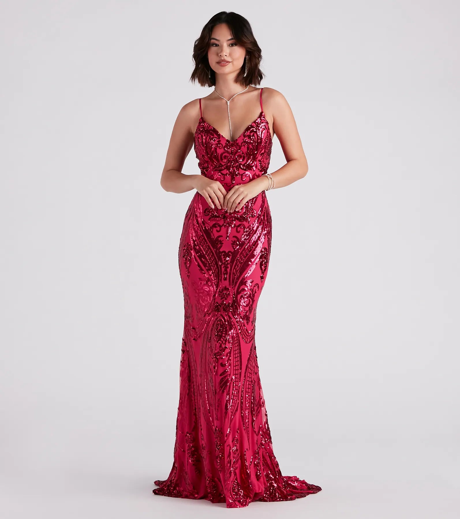 Elliana Formal Sequin Mermaid Dress - Image 3