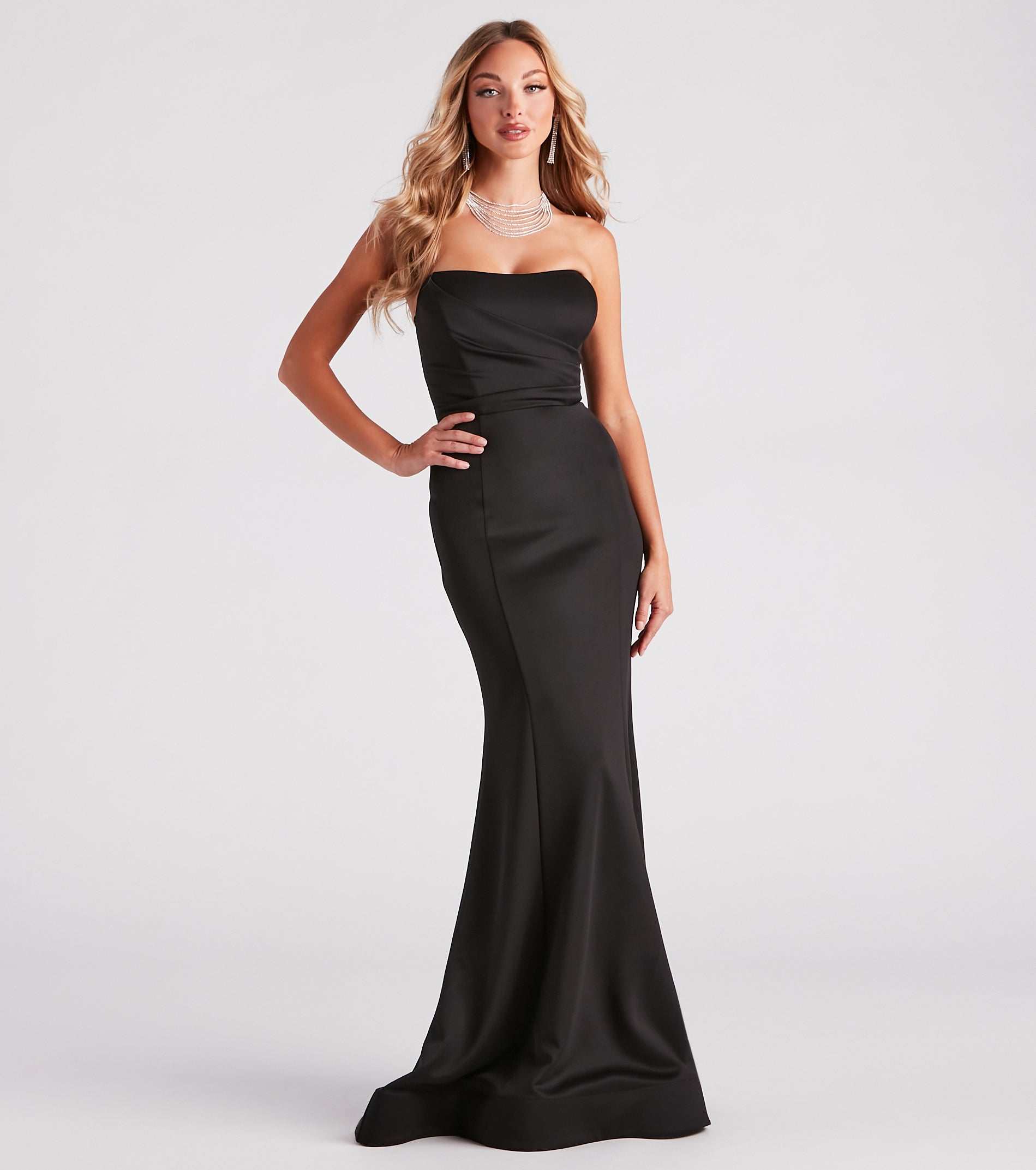 Amy Formal Strapless Mermaid Dress - Image 3