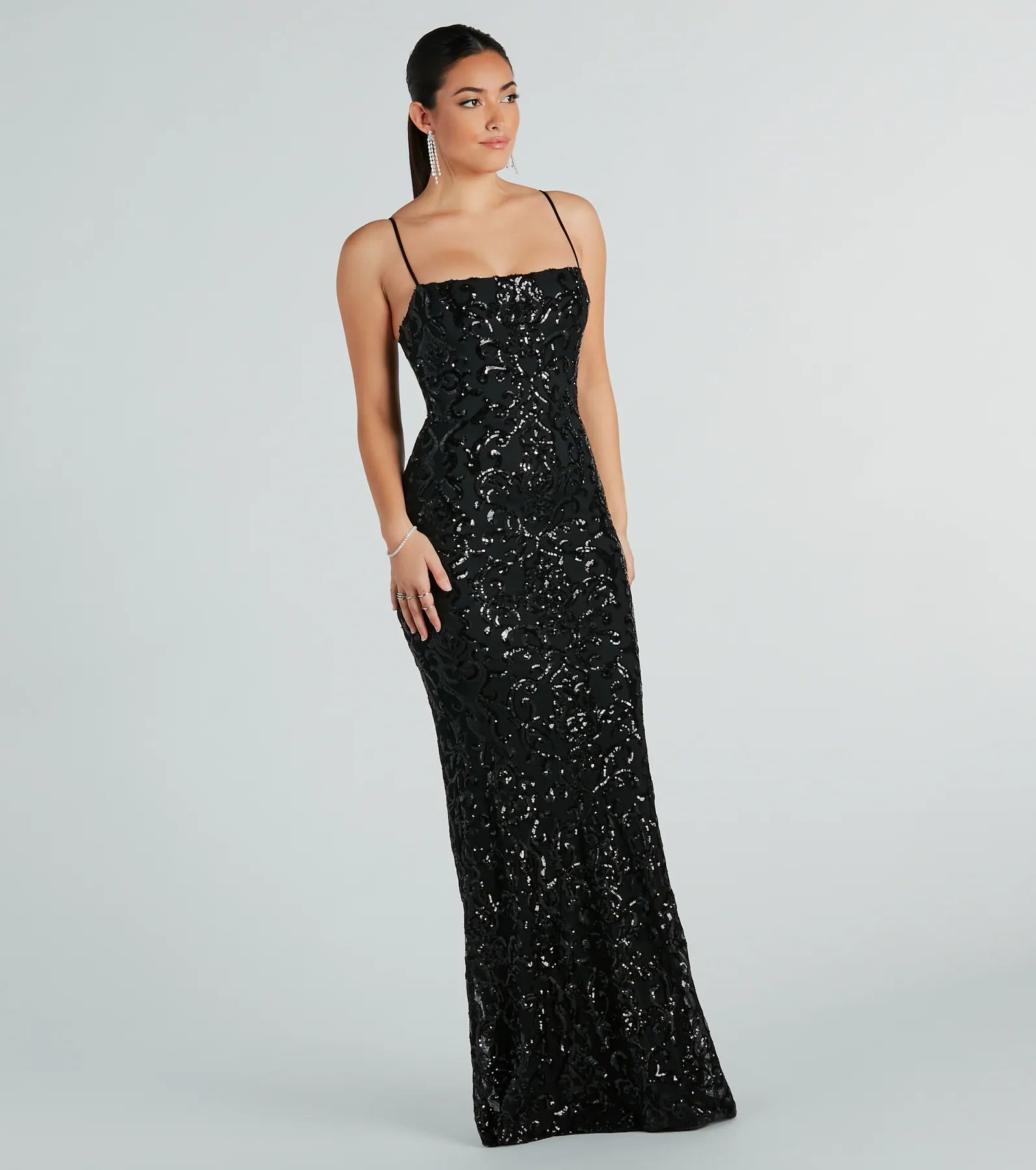 Noemi Formal Sequin A-Line Dress - Image 12
