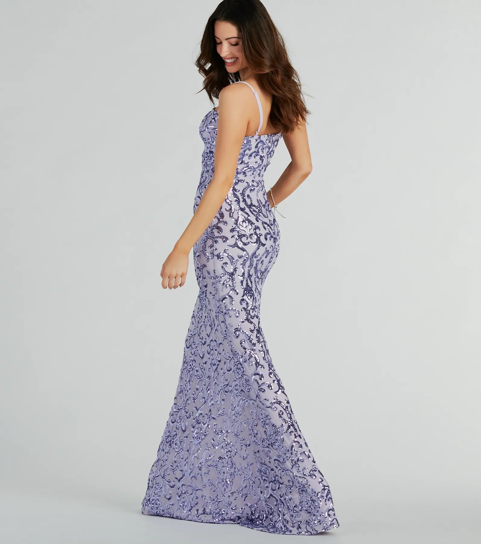 Noemi Formal Sequin A-Line Dress - Image 16
