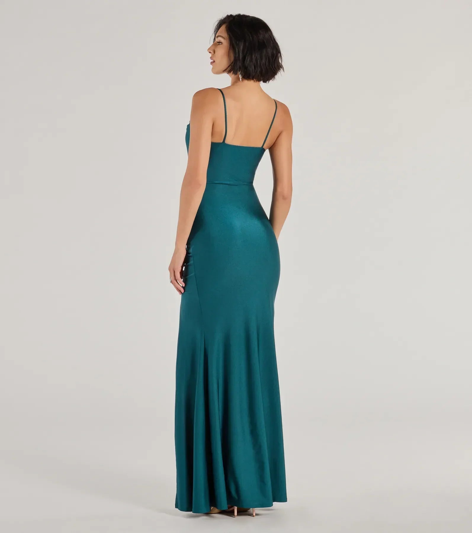 Marsha Cowl Neck Mermaid Formal Dress - Image 14