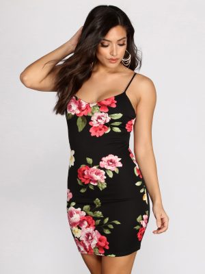 Adore Me Floral Mini Dress