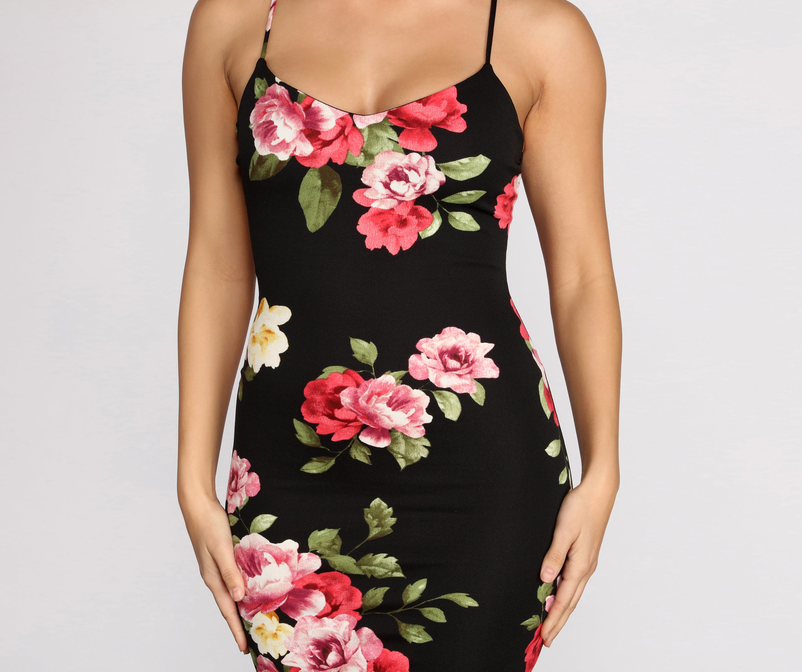 Adore Me Floral Mini Dress - Image 3