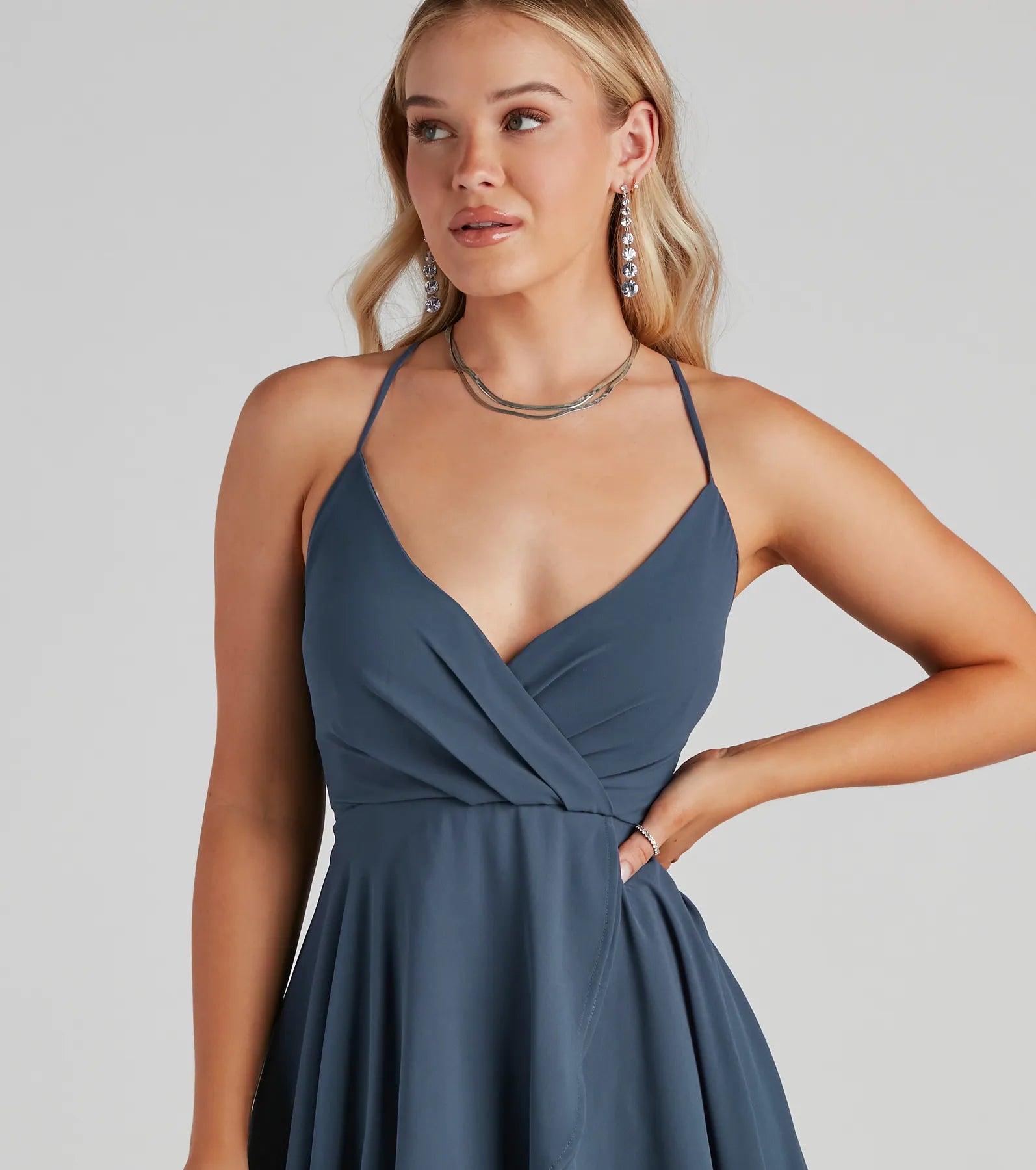 Flutter Away Layered Skater Dress - Image 12