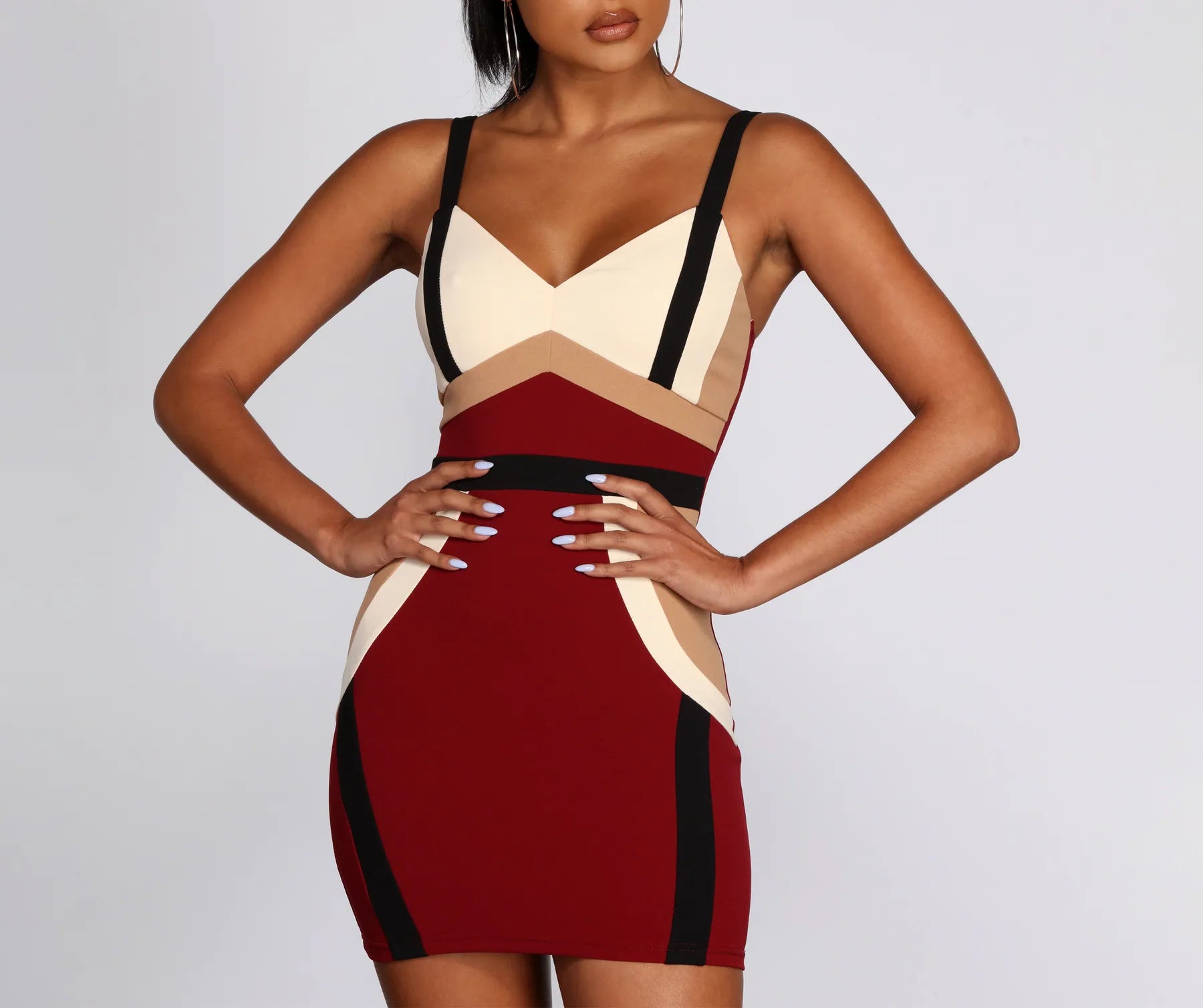 Modernist Mini Crepe Tank Dress - Image 14