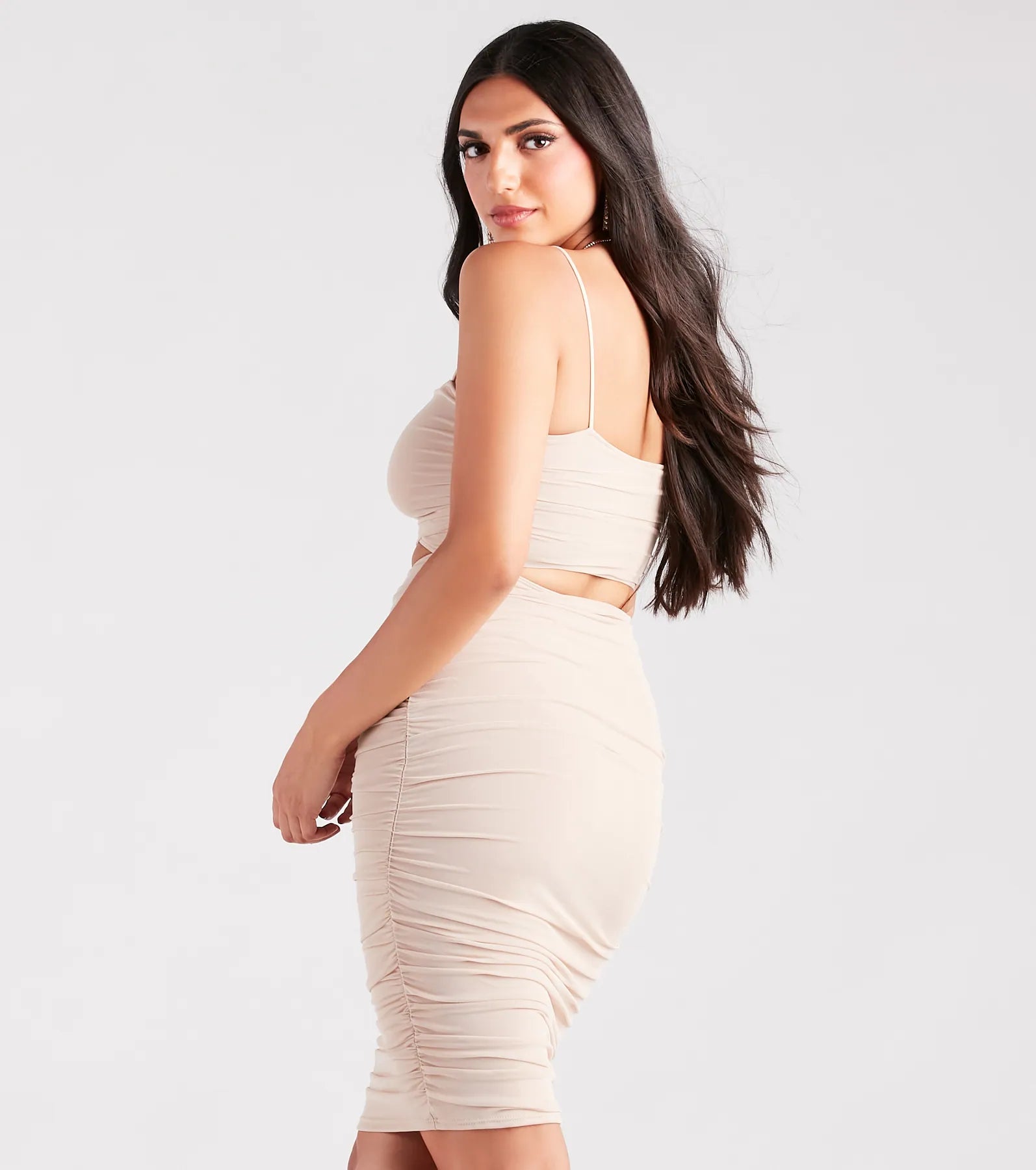 Simply Sultry Cutout Bodycon Midi Dress - Image 2