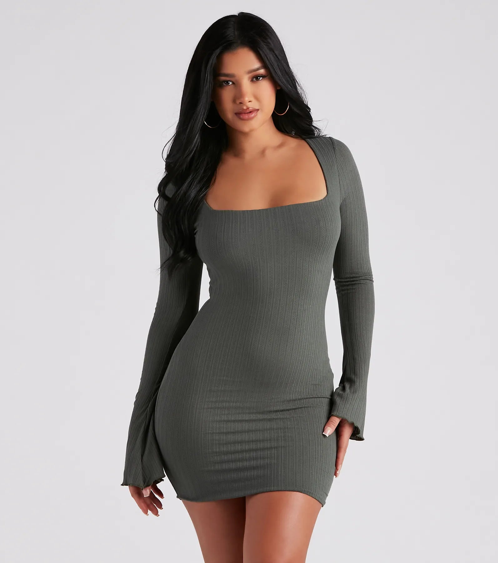 Casual Perfection Ribbed Knit Mini Dress - Image 5