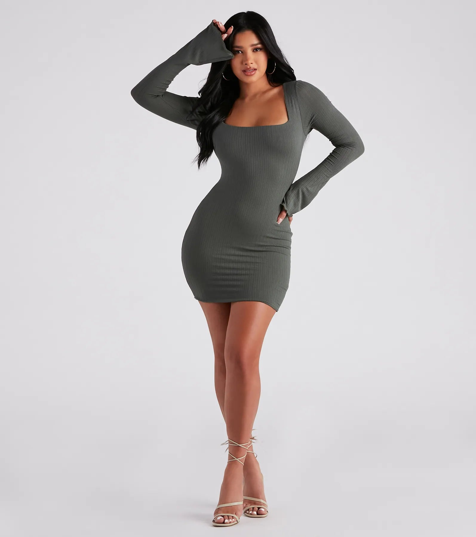 Casual Perfection Ribbed Knit Mini Dress - Image 7