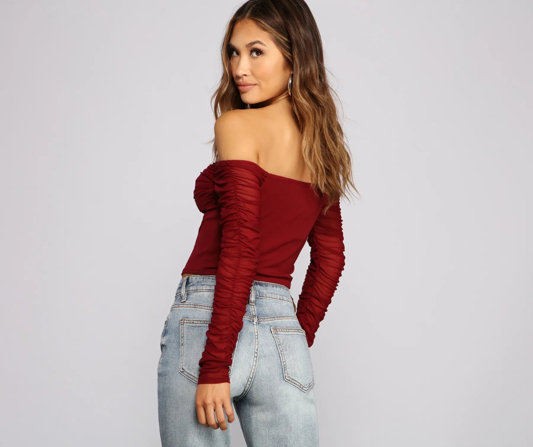 Ruched Moment Cropped Bustier - Image 10
