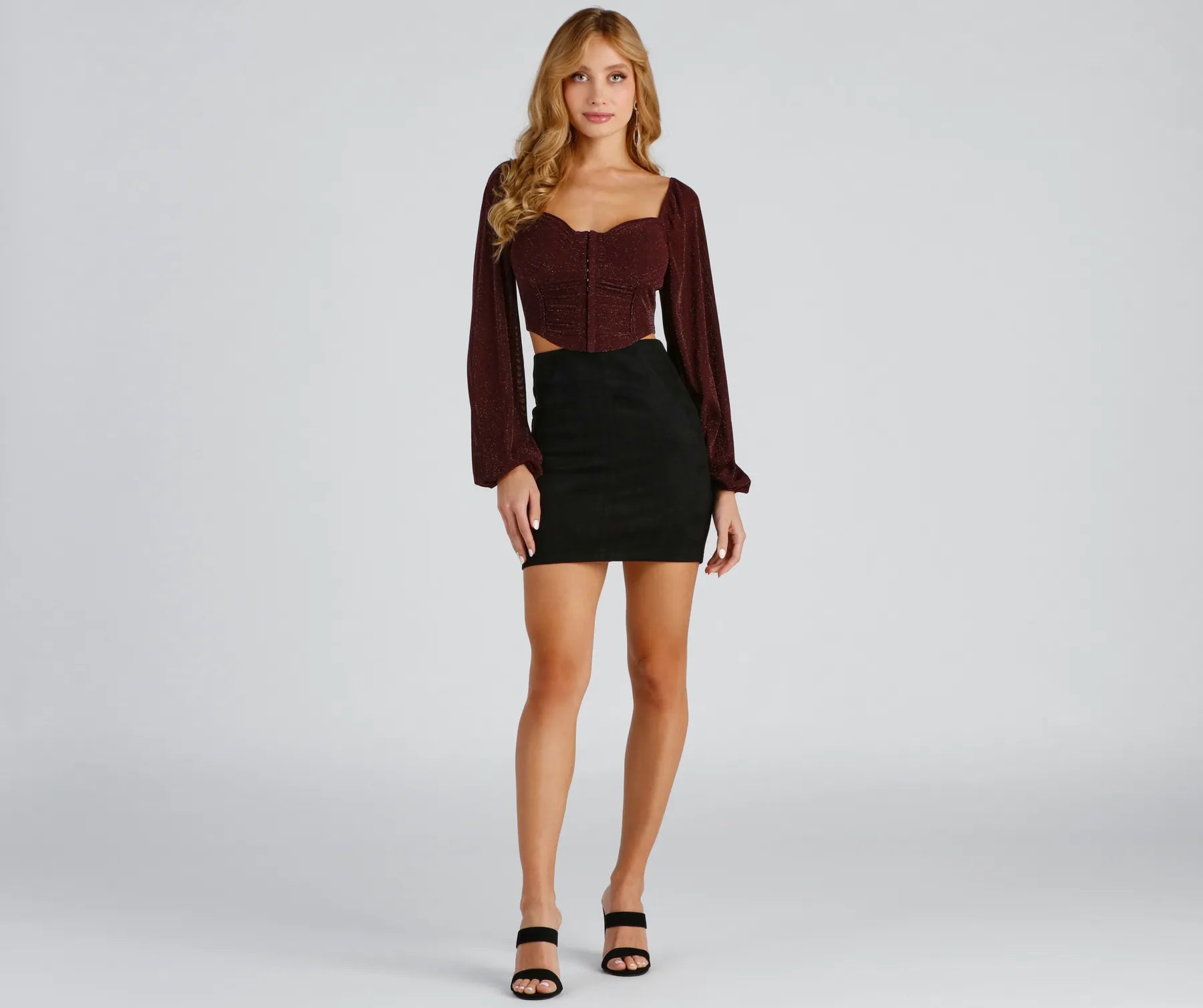 Be Mine Sparkle Knit Bustier - Image 8