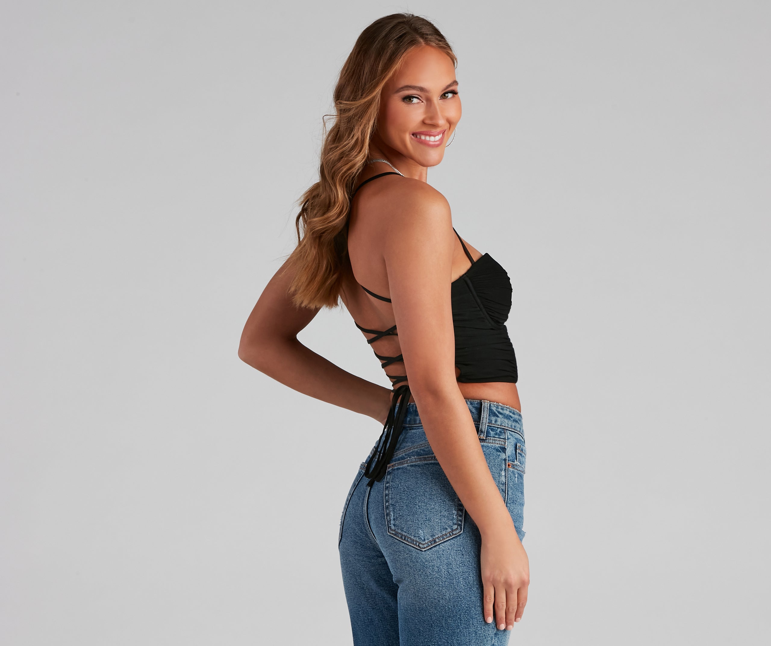 Stunning Style Moment Mesh Bustier - Image 2
