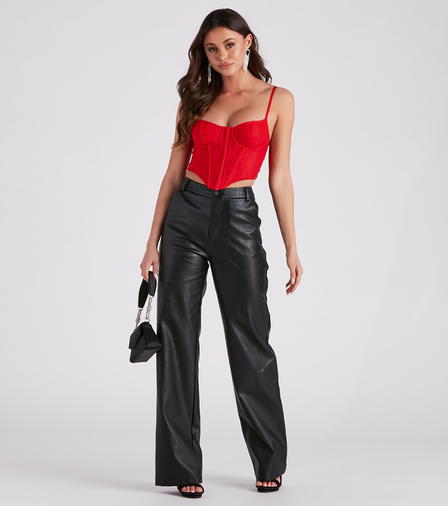 Desire For Lace Mesh Corset Top - Image 3