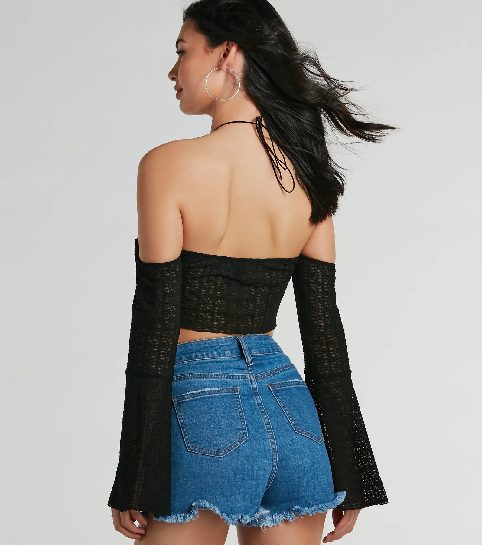 Getaway Attitude Off-The-Shoulder Crochet Top - Image 3