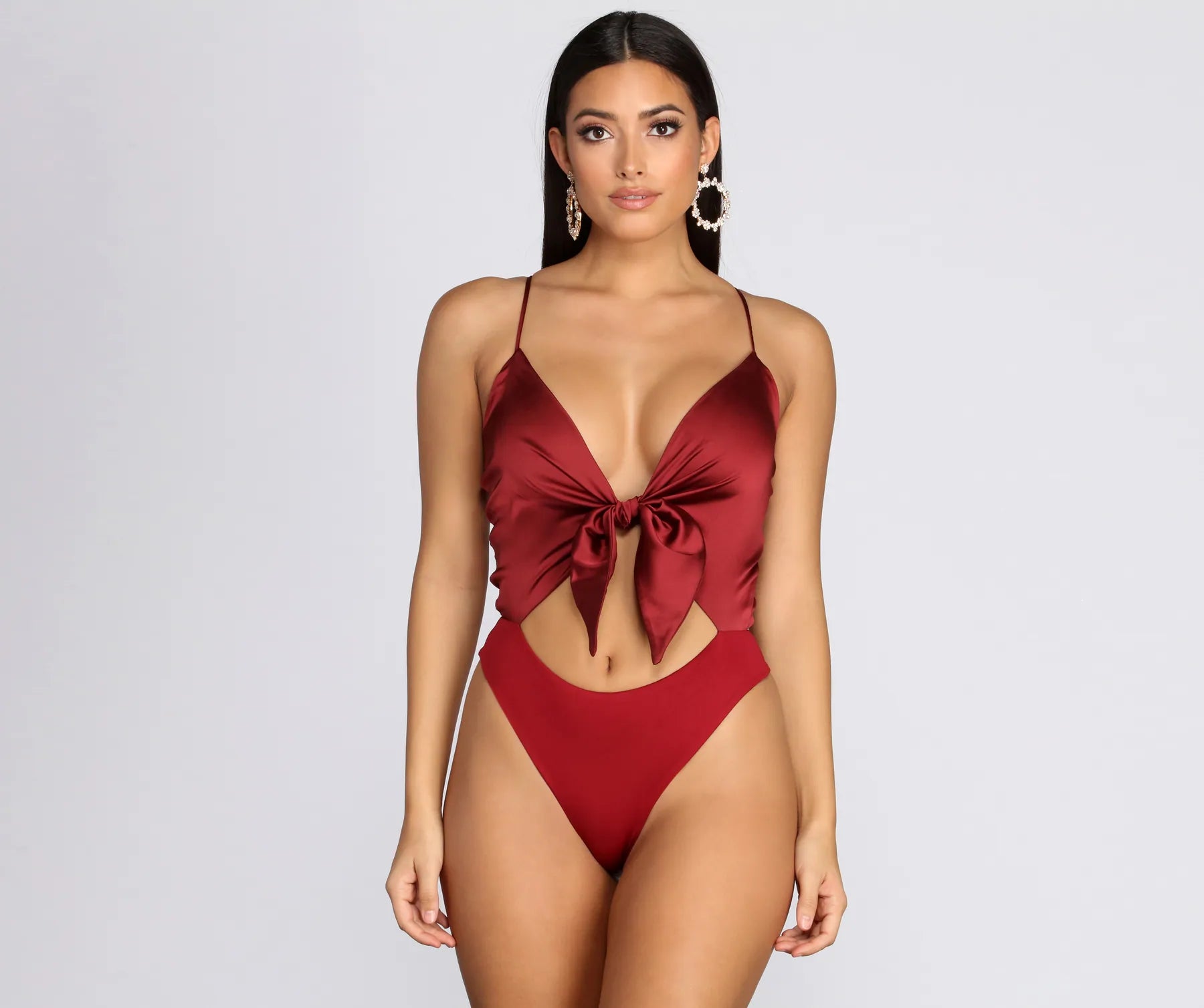 Sleek In Satin Bodysuit - Image 20