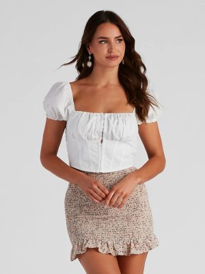 A Perfect Fit Corset Crop Top