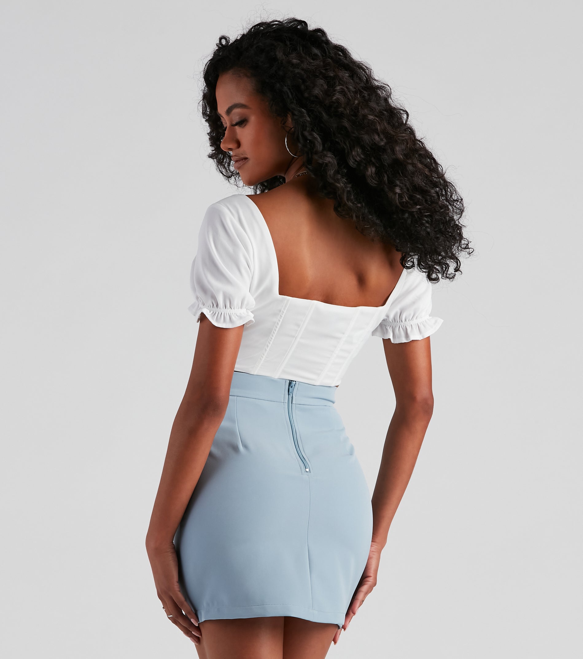 If You Pleats Crepe Bustier - Image 6