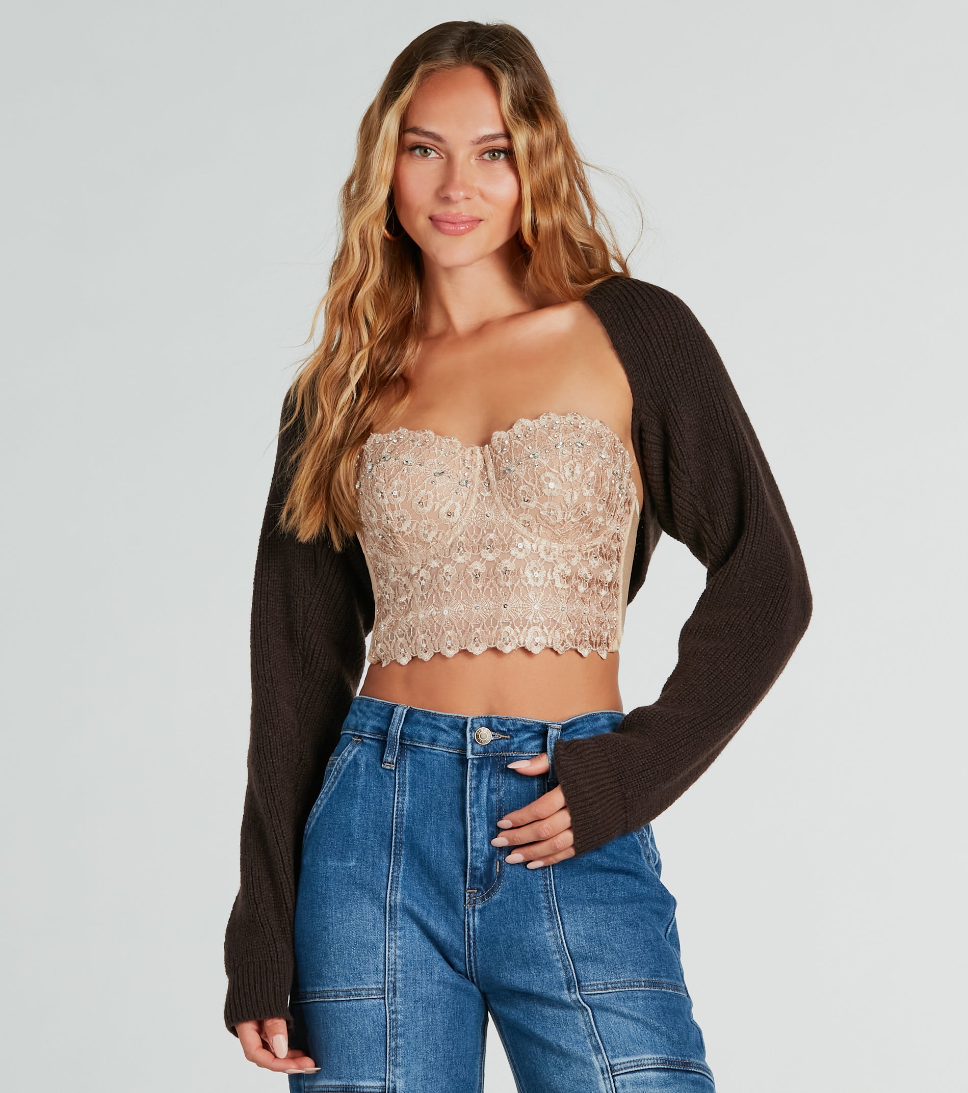 Cozy Fave Sweater Knit Bolero - Image 9