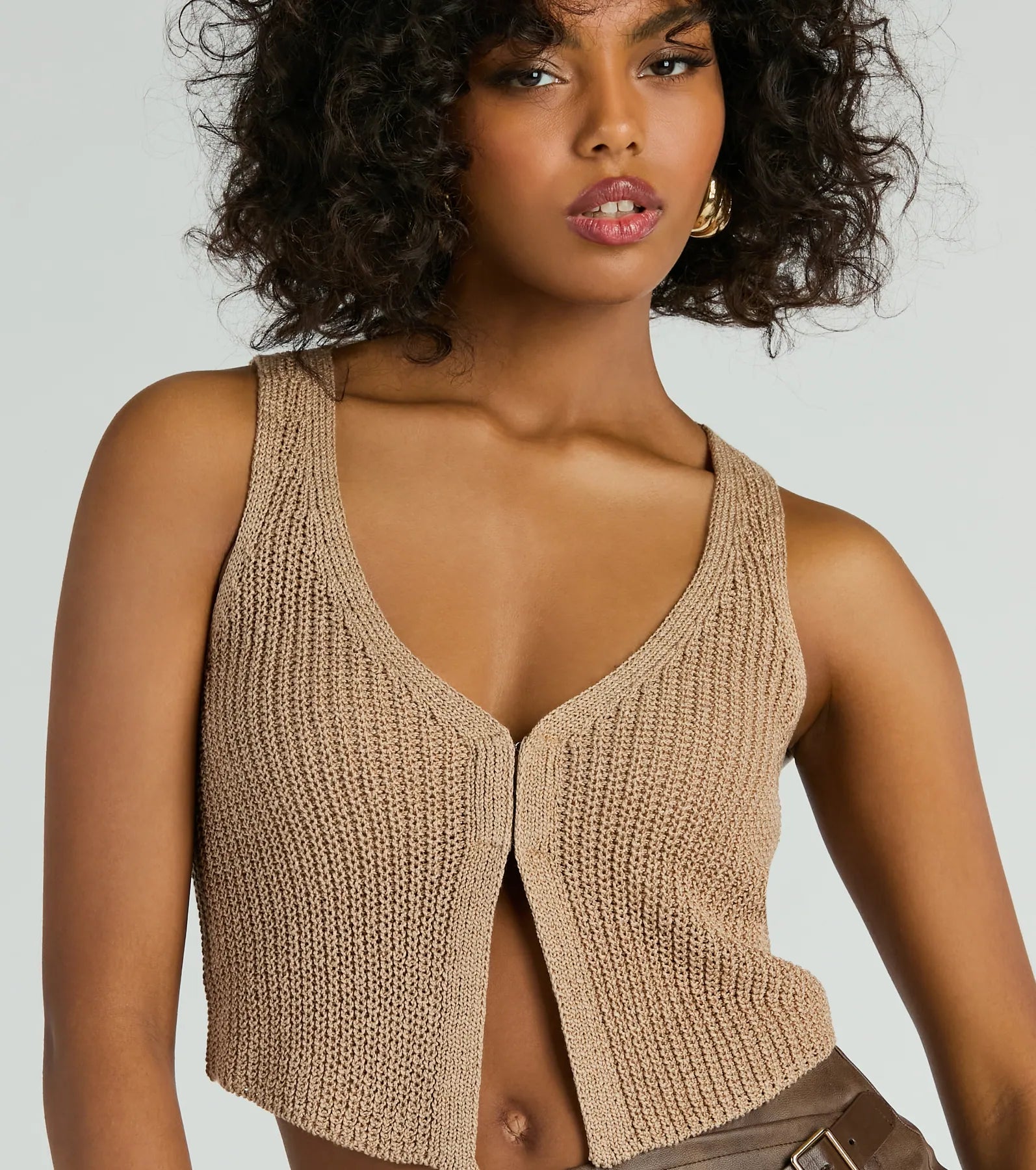 Dreamy Western Vibes Sleeveless Crochet Vest - Image 4