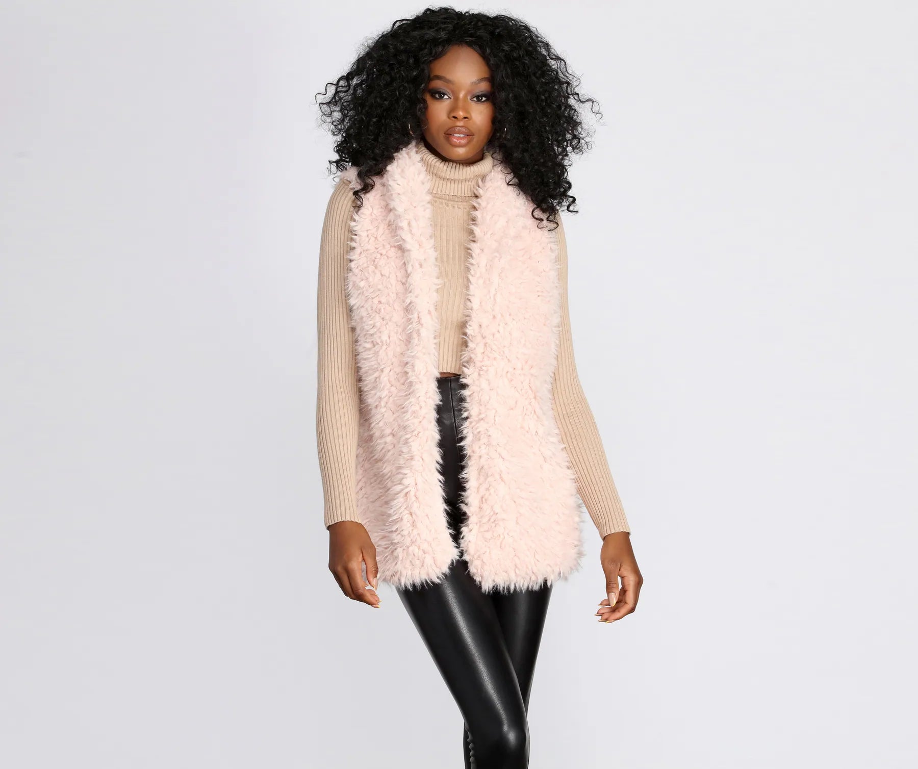Feelin' Frisky Faux Fur Vest - Image 6