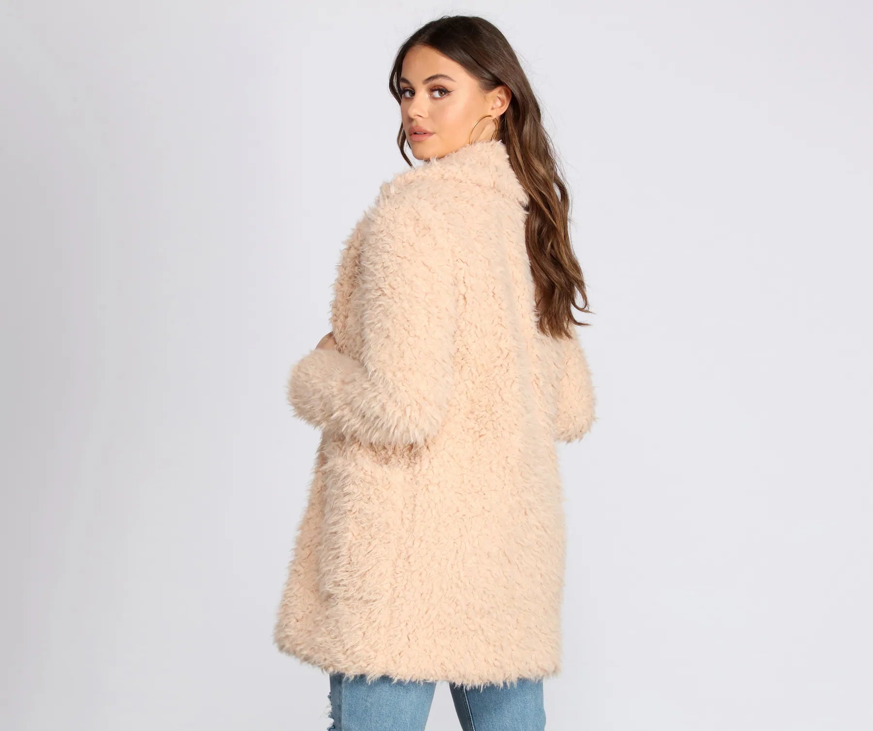 No Chill Faux Fur Long Jacket - Image 6
