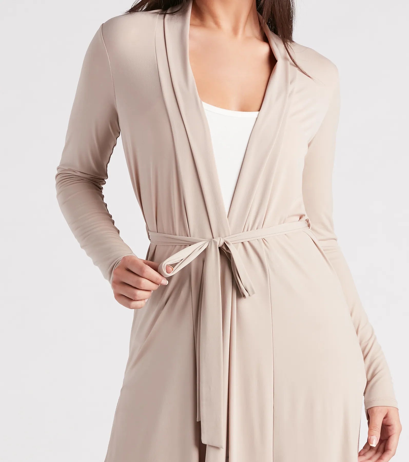 Breezy Chic Crochet Trim Kimono - Image 4