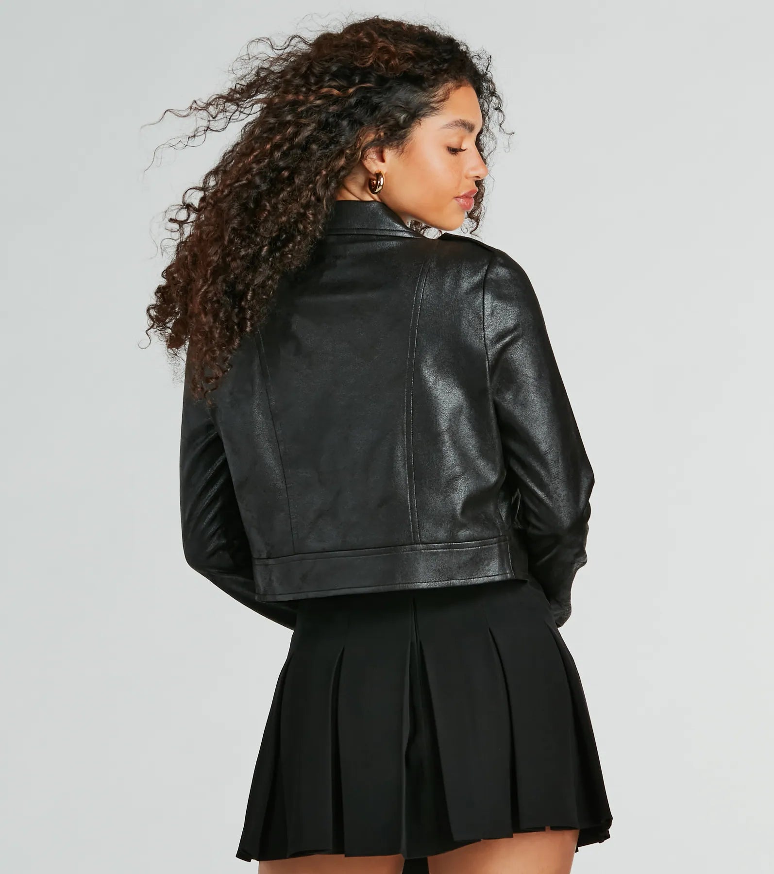 Ready For Fun Faux Suede Moto Jacket - Image 2
