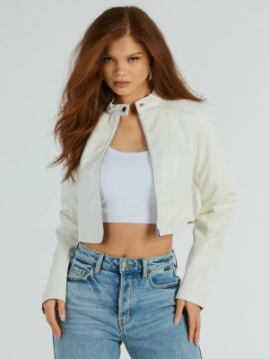 Trendy Rebel Moto Faux Leather Jacket