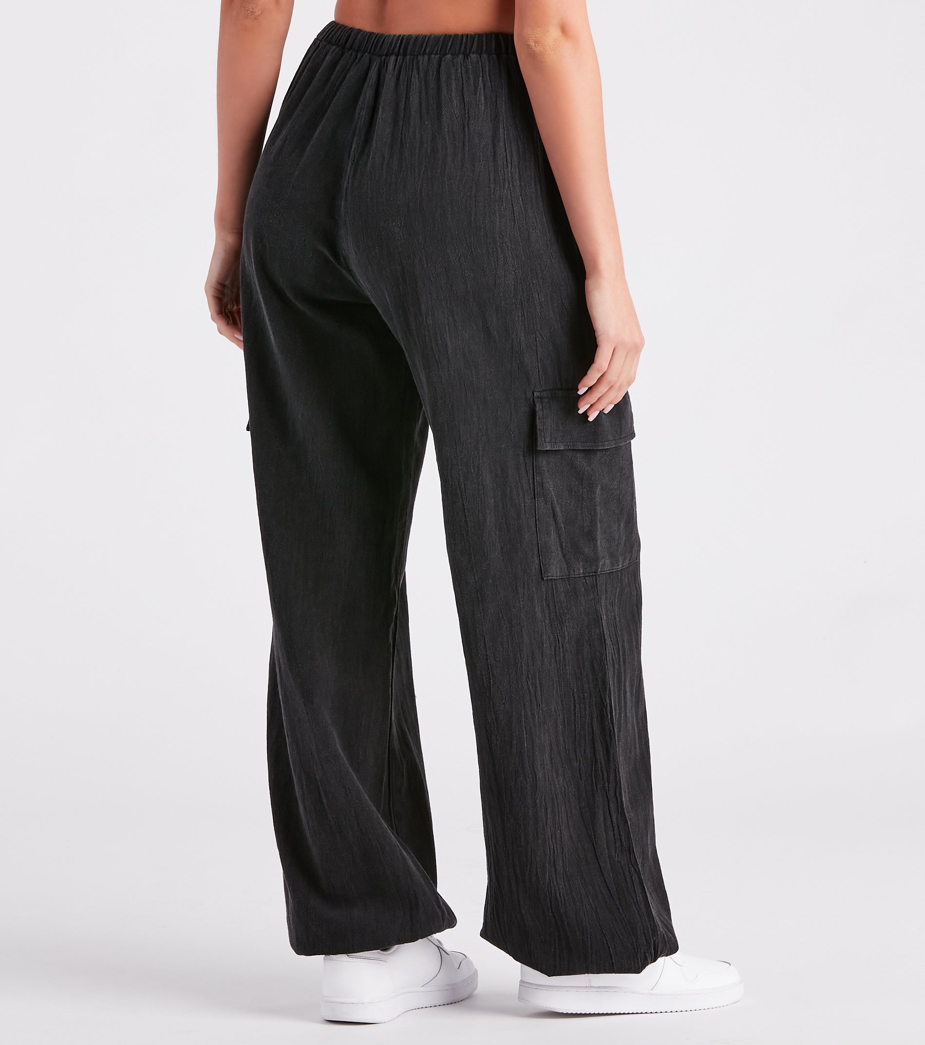 Stylish Adventure Twill Cargo Joggers - Image 7