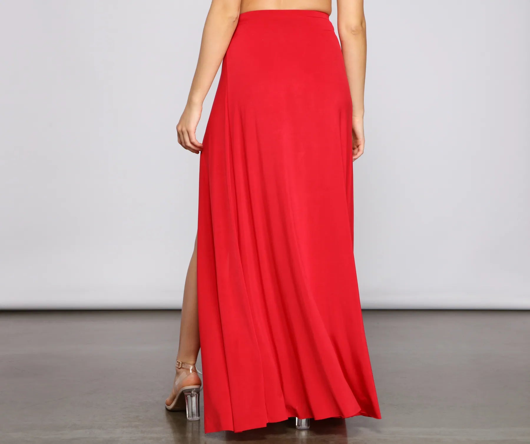 Bold Impressions High Slit Maxi Skirt - Image 3