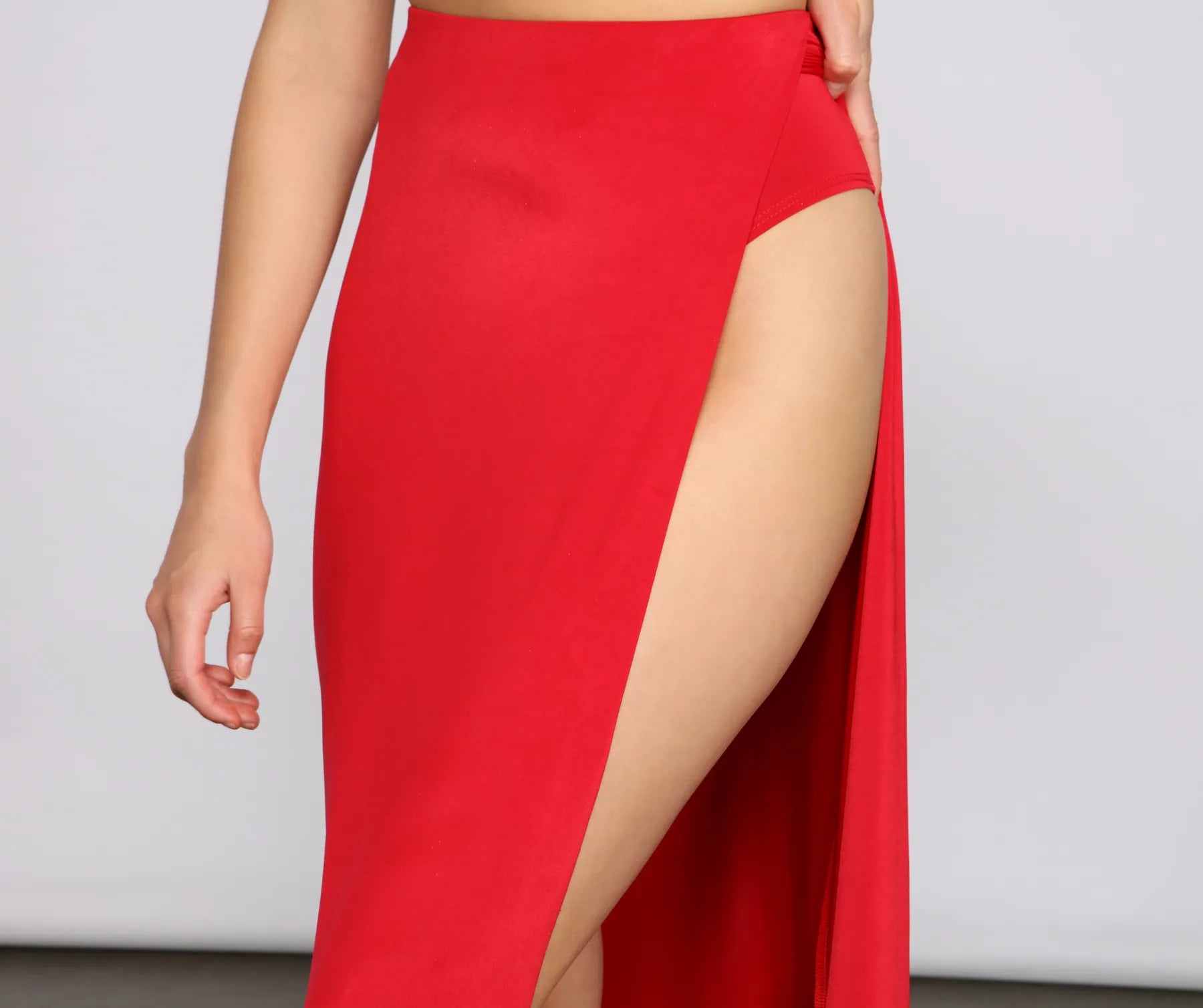 Bold Impressions High Slit Maxi Skirt - Image 5