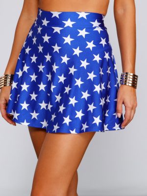 Lady Justice Star Skater Skirt