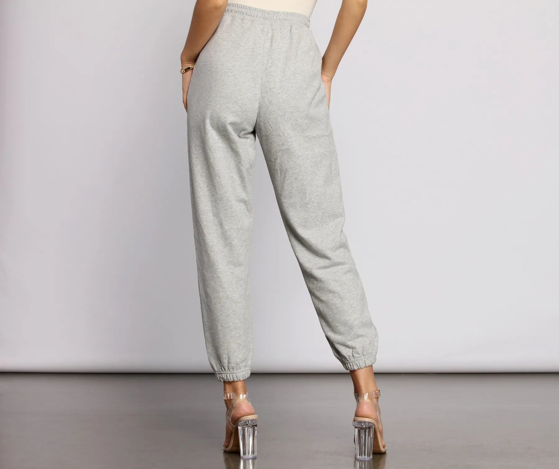 Comfy Chic French Terry Joggers - Image 2