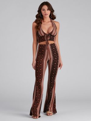 Bohemian Flair Printed Pants