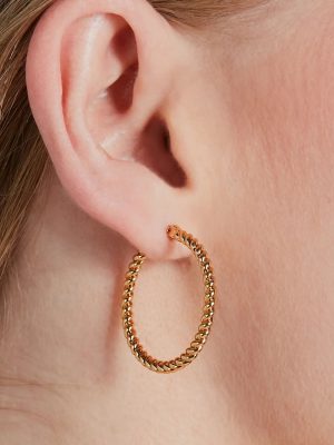 Unique Chic 14K Gold Plated Hoop Earrings