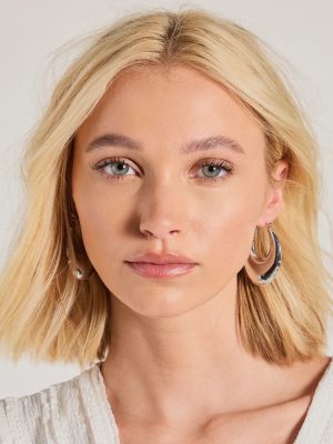 Bold Oval Hoop Earrings