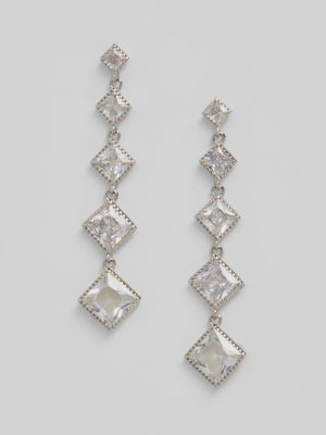 Elegant Era Rhinestone Duster Earrings