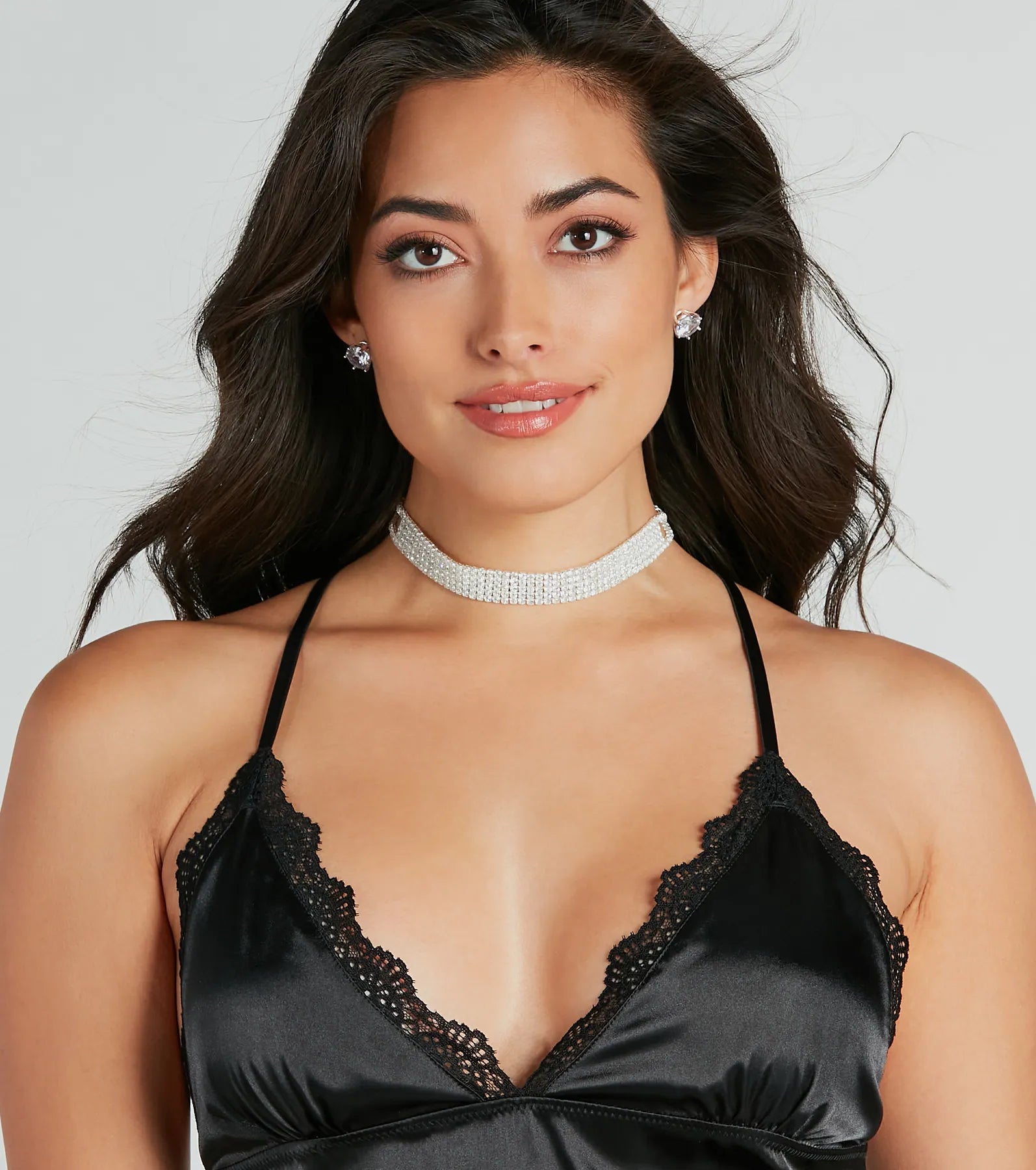 Ultimate Glamour Rhinestone Choker - Image 2