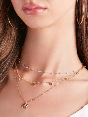 Whimsical Beauty Butterfly Layered Necklace Set