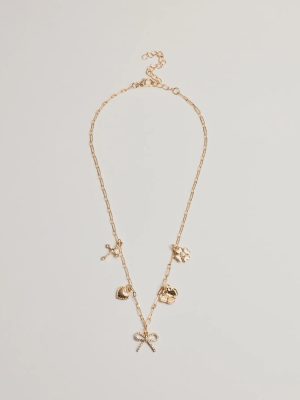 Adorably Glam Multi Charm Necklace
