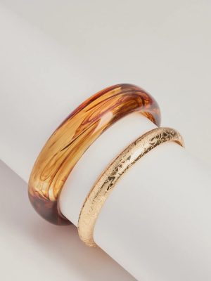 Boho Chic Bangle Bracelet Two-Pack Set