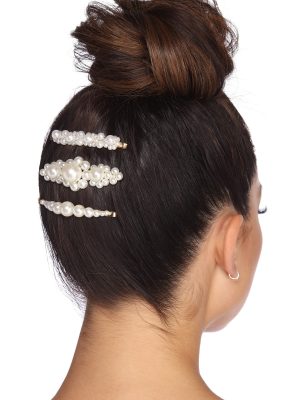 Elegant In Pearls Bobby Pin Set