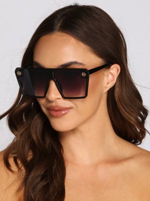 So Extra Oversized Square Sunglasses