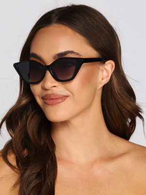 Chic Attitude Cat-Eye Sunglasses