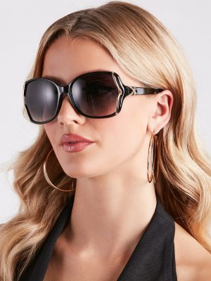 Time To Be Bold Oversized Round Sunglasses