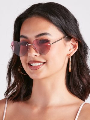 Summer Fling Heart-Shaped Sunglasses