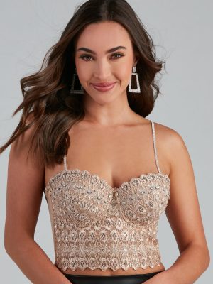 Stunning Glam Rhinestone Bra Straps