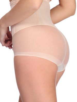 High Waist Lace Shaper Briefs