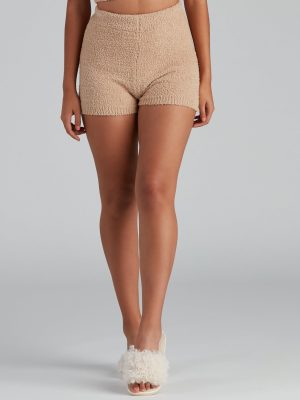 Cuddle Up Chenille Pajama Shorts