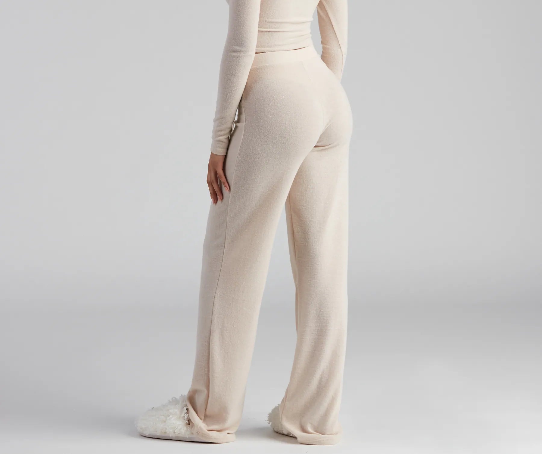 Cozy Ticket Brushed Knit Pajama Pants - Image 2